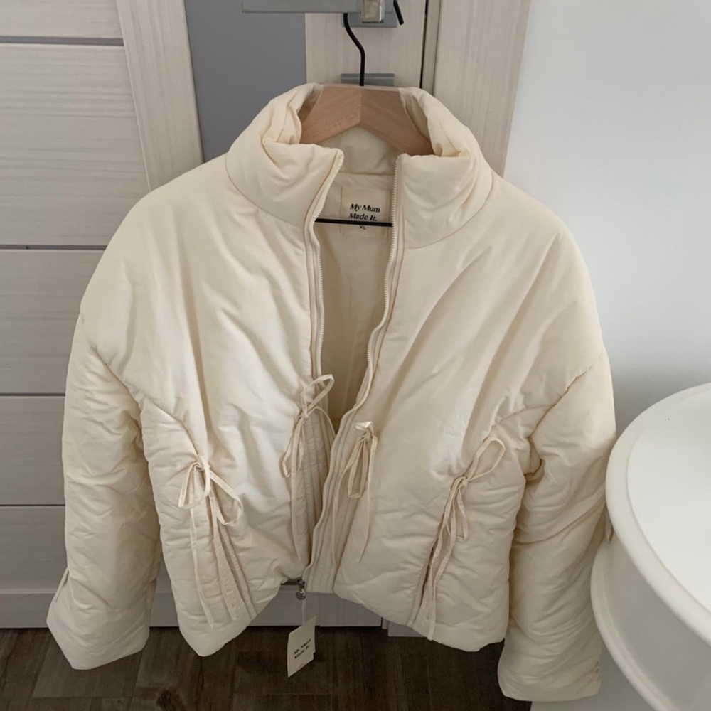My Mum Made it puffer white XL